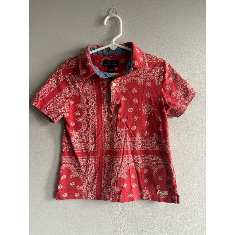 Polo Ralph Lauren bandana print boys polo 5